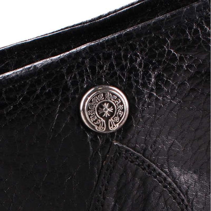 Chrome Hearts AINT NOTHIN 2 DO Flare Knee Wallet Black