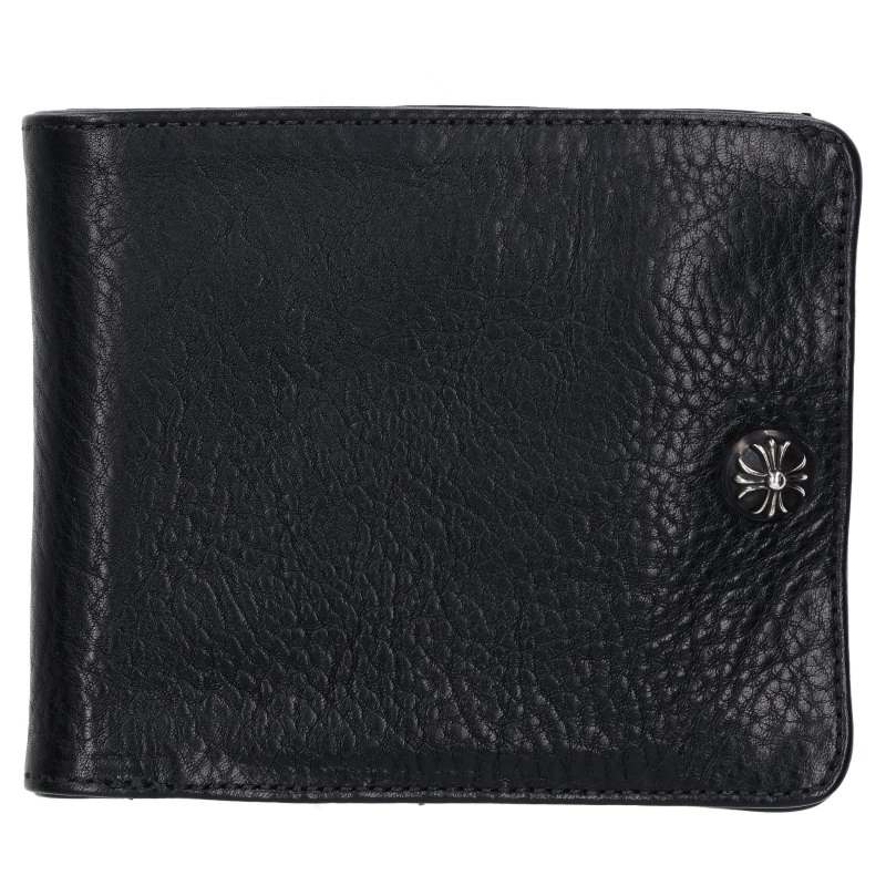 Chrome Hearts 1SNAP CRS Cross Patch Leather Wallet