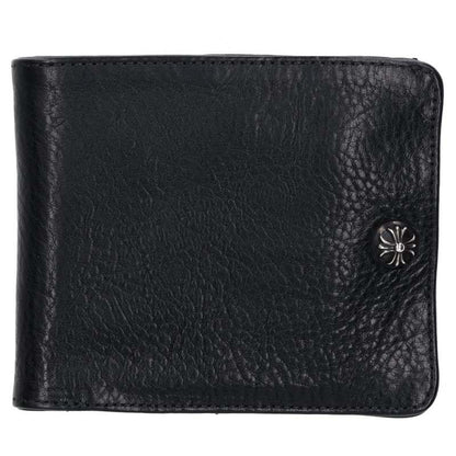 Chrome Hearts 1SNAP CRS Cross Patch Leather Wallet