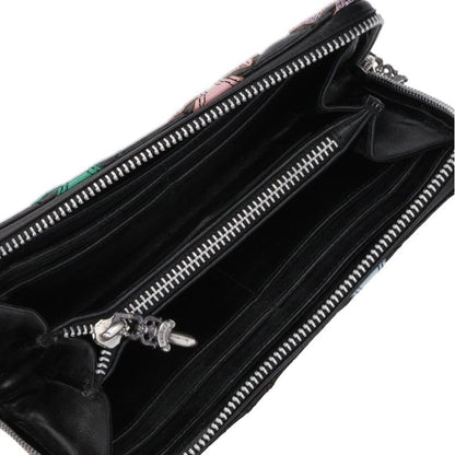 Chrome Hearts REC F ZIP QUILTED Multi Cemetery Cross Wallet