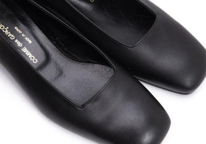 COMME des GARCONS 96SS Leather Sneakers Black Size 23CM