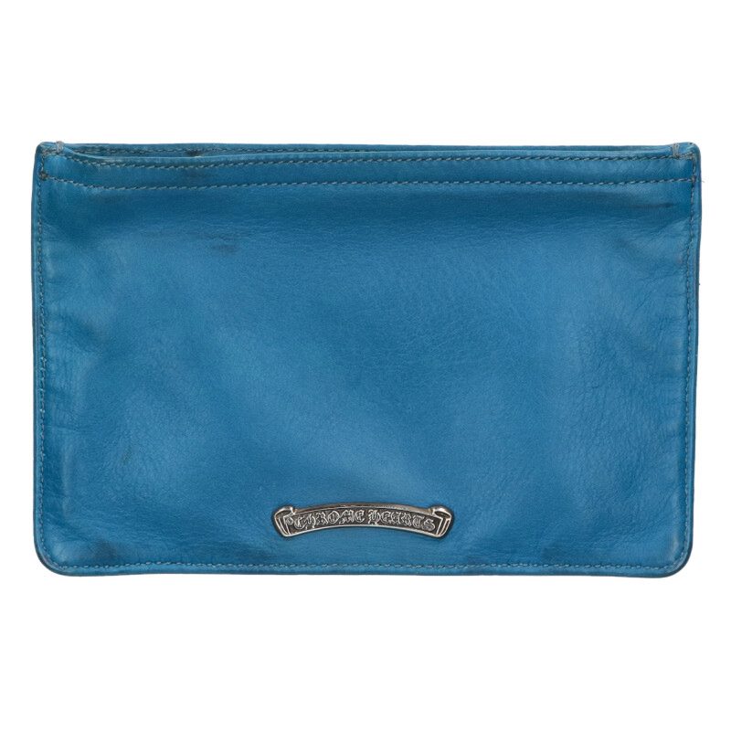 Chrome Hearts Change purse Blue x Silver