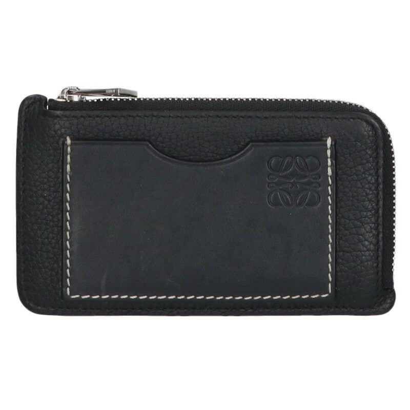 LOEWE Anagram Fragment Coin Case Black Size ONE SIZE