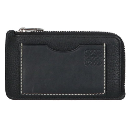 LOEWE Anagram Fragment Coin Case Black Size ONE SIZE