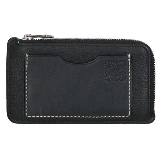 LOEWE Anagram Fragment Coin Case Black Size ONE SIZE