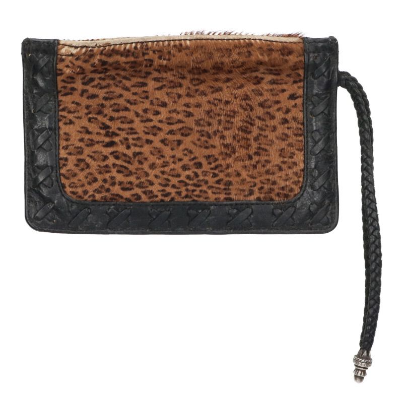 Chrome Hearts ZPR CHNG PURSE2 Pony Hair Coin Size ONE SIZE