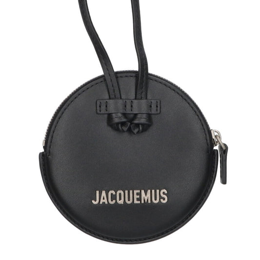 JACQUEMUS LE PITCHOU Metal Logo Leather Pouch Size ONE SIZE
