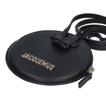 JACQUEMUS LE PITCHOU Metal Logo Leather Pouch Size ONE SIZE