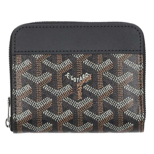 GOYARD Matignon PM PVC Coated Leather Coin Size ONE SIZE