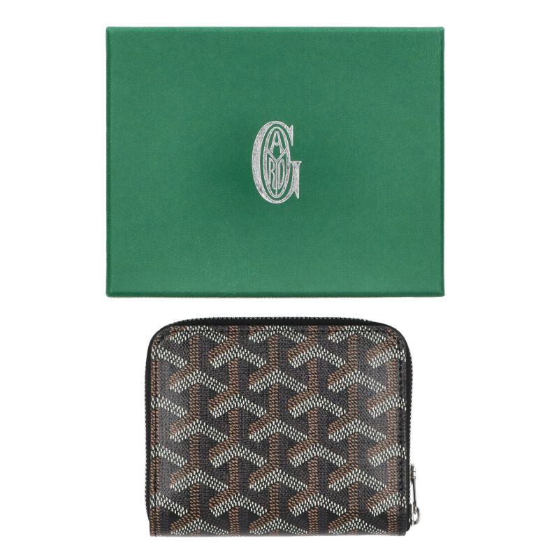 GOYARD Matignon PM PVC Coated Leather Coin Size ONE SIZE