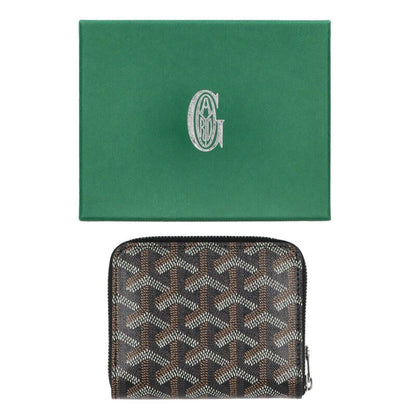 GOYARD Matignon PM PVC Coated Leather Coin Size ONE SIZE