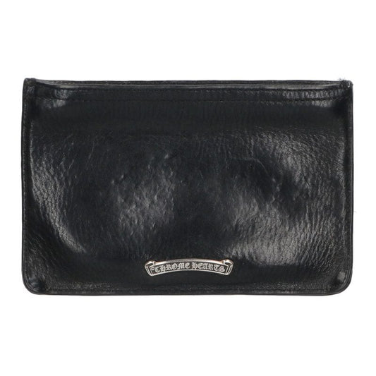 Chrome Hearts Dagger Zip Coin Purse #2 Black Size ONE SIZE