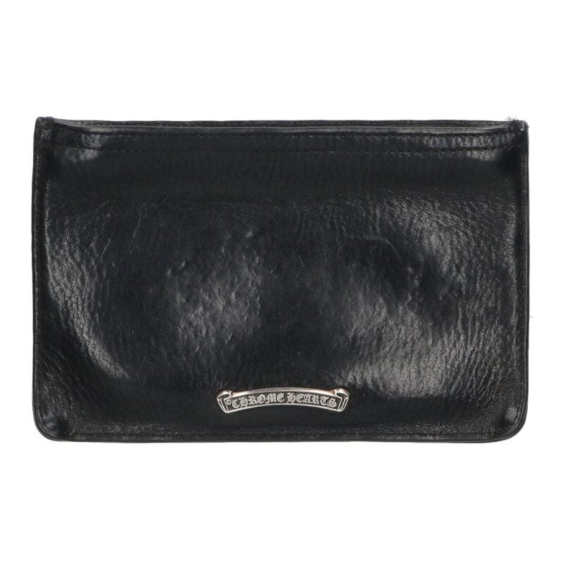 Chrome Hearts Dagger Zip Coin Purse #2 Black