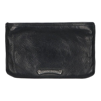 Chrome Hearts Dagger Zip Coin Case Black x Silver One Size