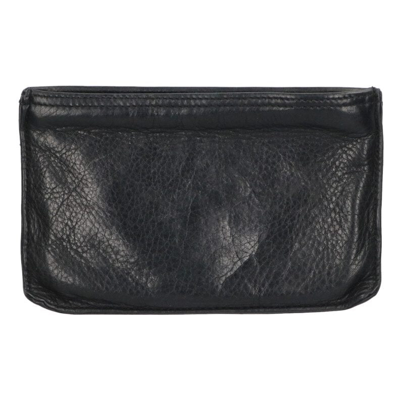 Chrome Hearts Dagger Zip Coin Case Black x Silver One Size