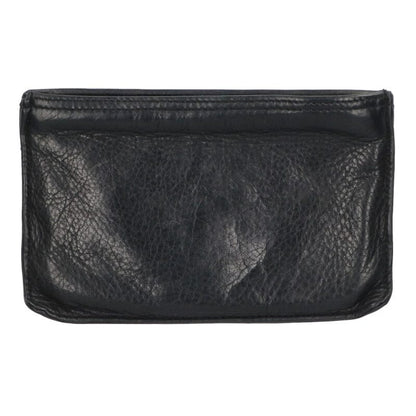 Chrome Hearts Dagger Zip Coin Case Black x Silver One Size