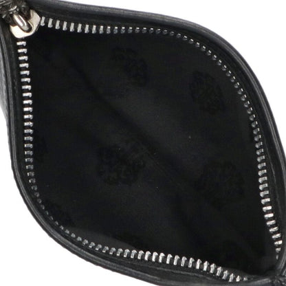 Chrome Hearts Dagger Zip Coin Case Black x Silver One Size