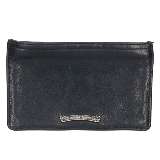 Chrome Hearts Leather Zip Coin Purse #2 Size ONE SIZE