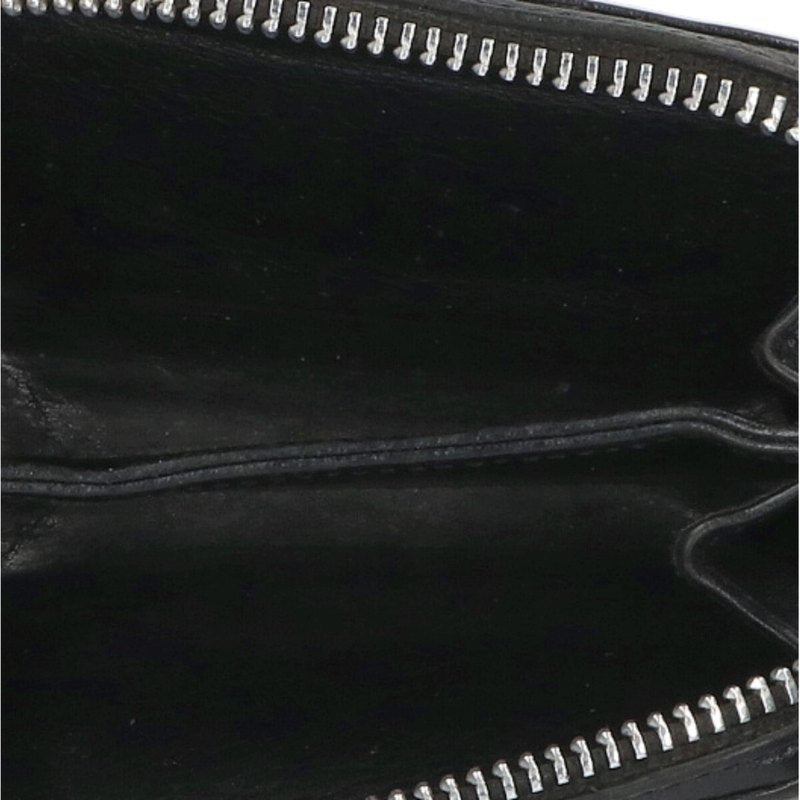 Chrome Hearts Dagger Round Zip Leather Coin Size ONE Multi