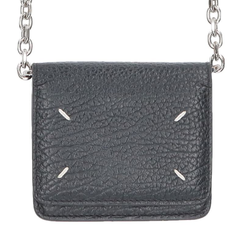 Maison Margiela Chain Wallet Coin Case Black Size ONE SIZE