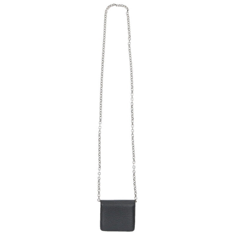 Maison Margiela Chain Wallet Coin Case Black Size ONE SIZE