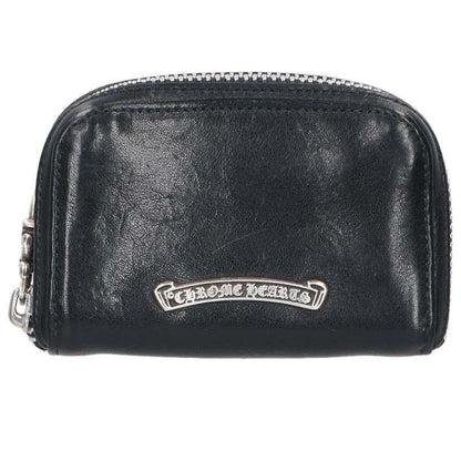 Chrome Hearts COIN CASE Dagger Zip Leather Size ONE SIZE