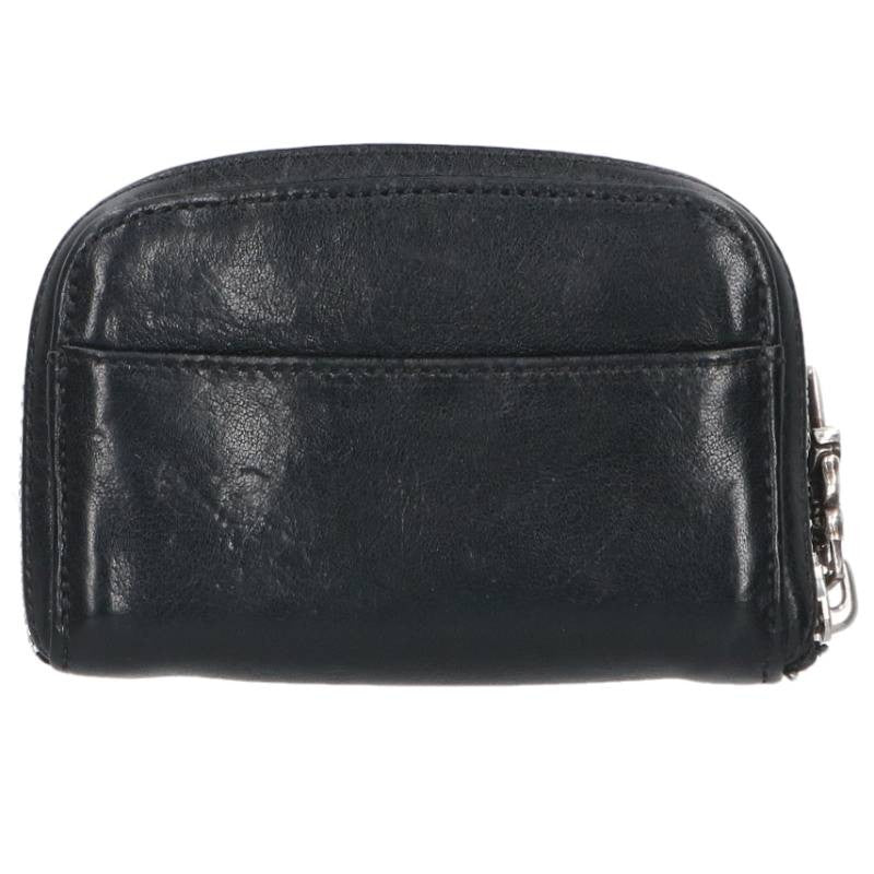 Chrome Hearts COIN CASE Dagger Zip Leather Size ONE SIZE
