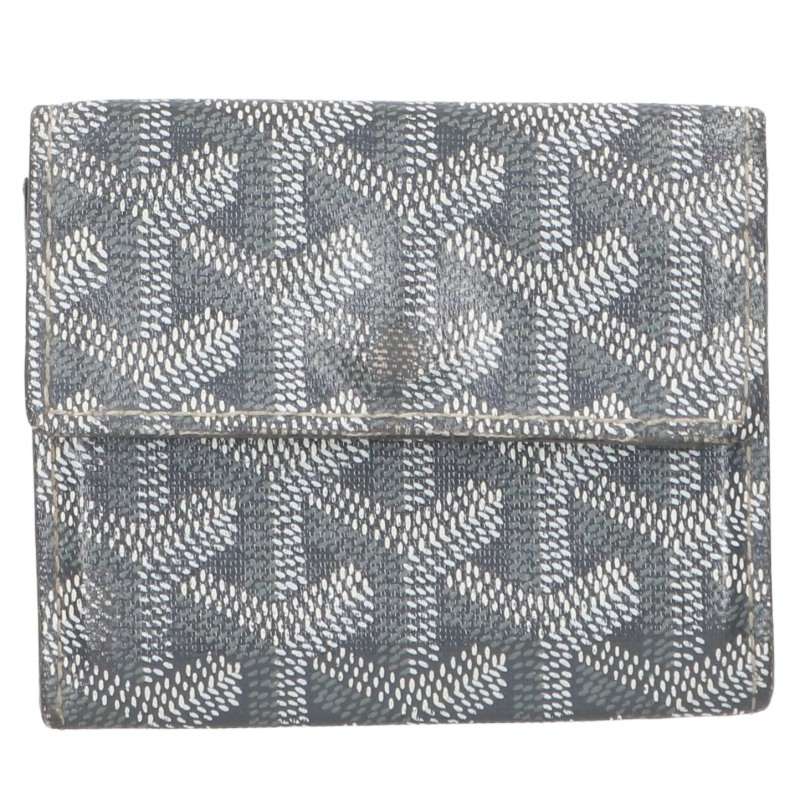 GOYARD Marigny Compact Coin Case Gray Size ONE SIZE