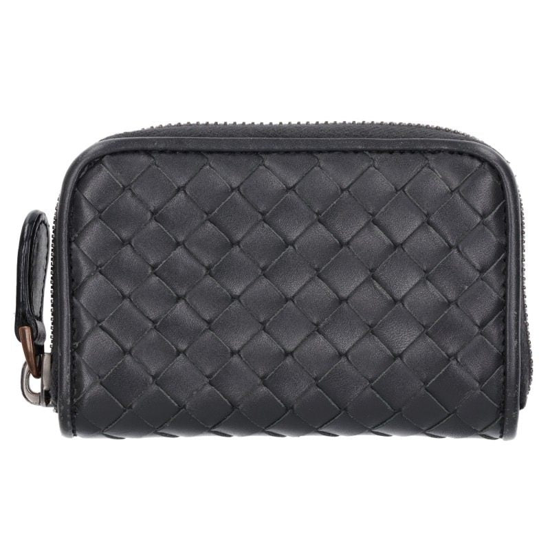 BOTTEGA VENETA Intrecciato Coin Case Gray