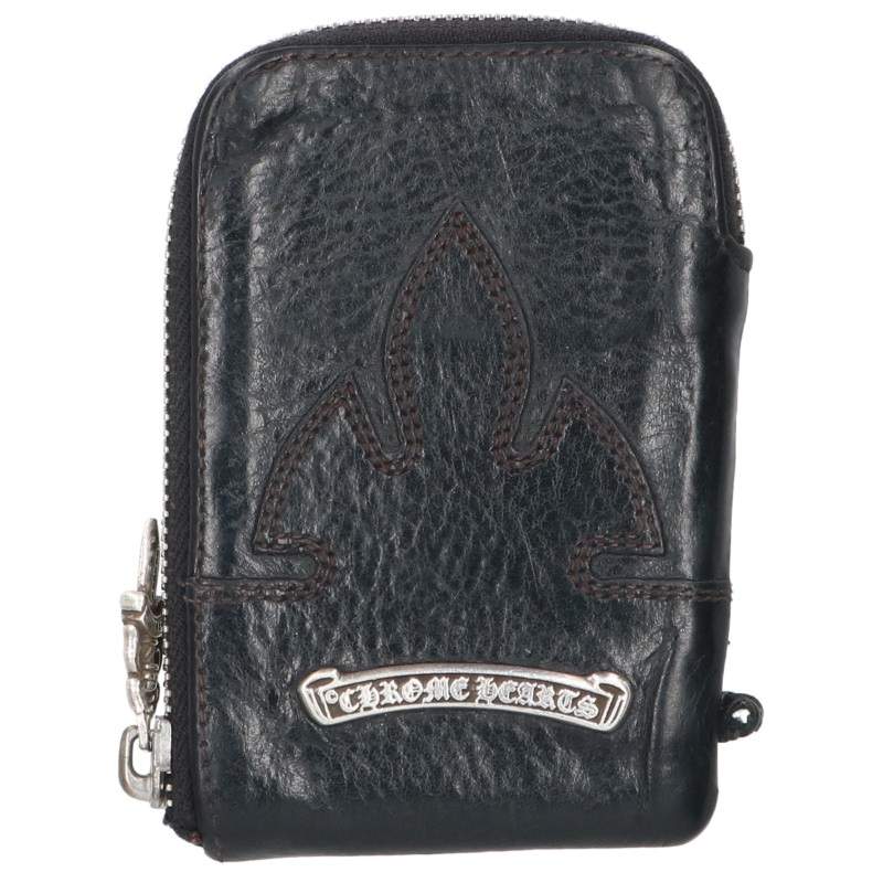 Chrome Hearts Dagger Zip Leather Case Multi