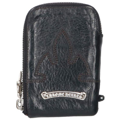 Chrome Hearts Dagger Zip Leather Case Multi