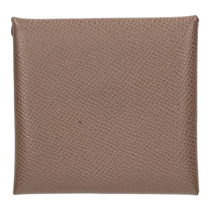 HERMES Bastia Veau Epsom Leather Coin Wallet Beige