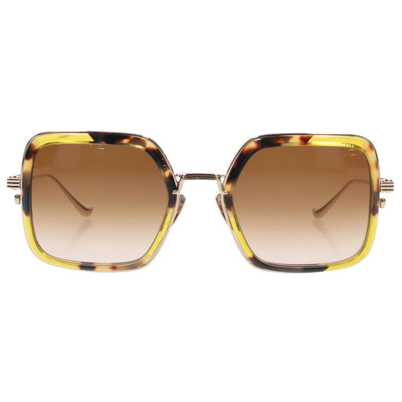 Chrome Hearts BLUE JOB Gold Square Sunglasses