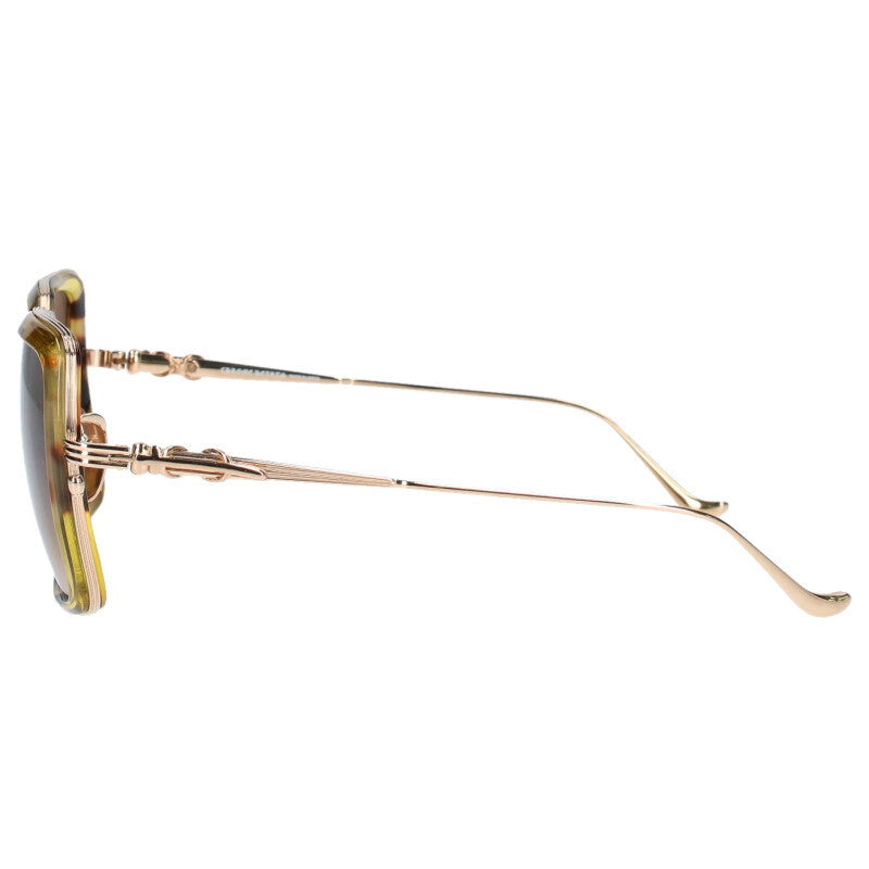 Chrome Hearts BLUE JOB Gold Square Sunglasses