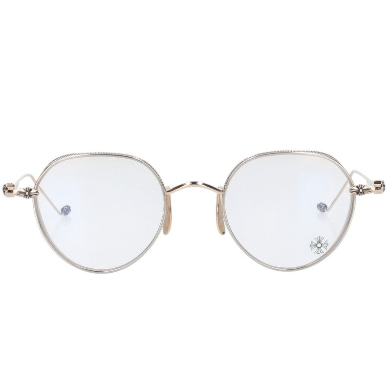 Chrome Hearts Side Cross Temple Round Frame Size ONE SIZE