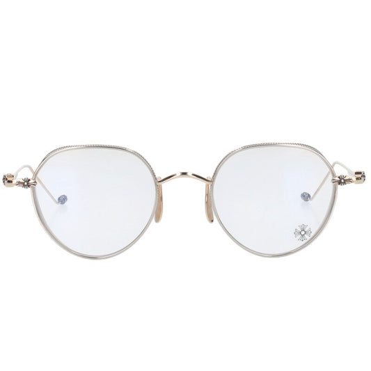 Chrome Hearts Side Cross Temple Round Frame Size ONE SIZE