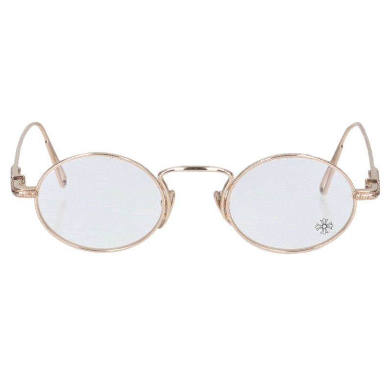 Chrome Hearts CLAPPER Oval Frame Eyeglasses Size ONE SIZE