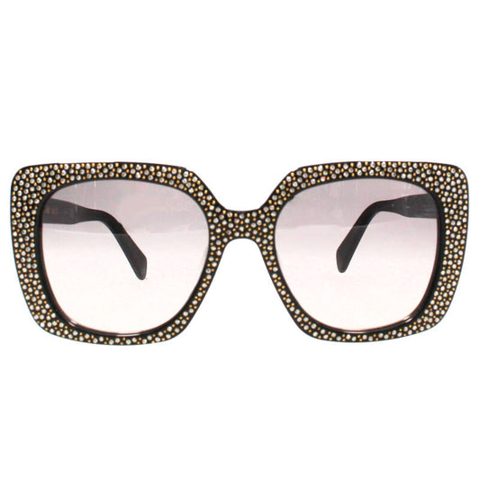 CELINE CL4218US Rhinestone Sunglasses Black Size ONE SIZE