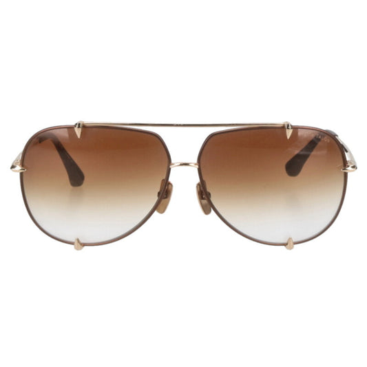 DITA Gold Brown Titanium Double Bridge Size ONE SIZE