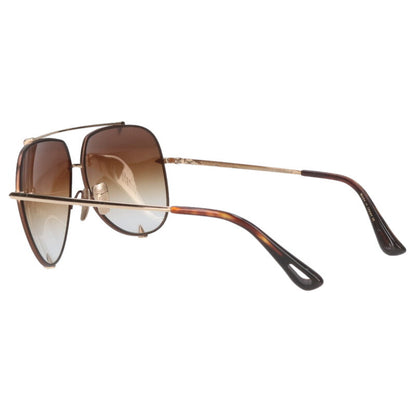 DITA Gold Brown Titanium Double Bridge Size ONE SIZE