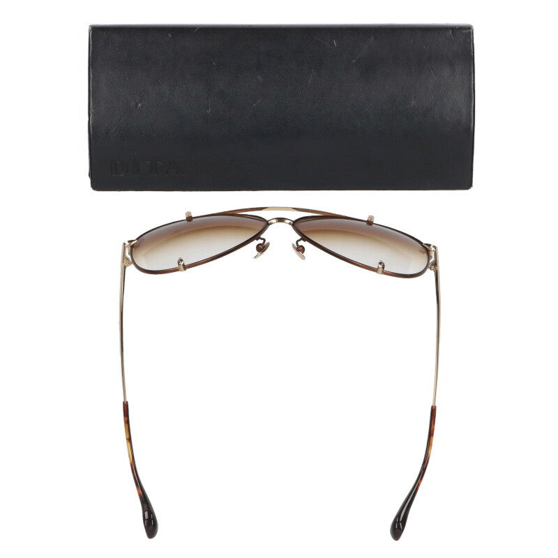 DITA Gold Brown Titanium Double Bridge Size ONE SIZE