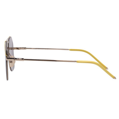 Fendi Tear Drop Sunglass Yellow x Gold Size 58