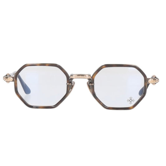 Chrome Hearts TATTERS Brown Tone Metal Frame Size ONE SIZE