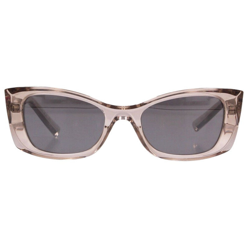 Saint Laurent Paris Clear Frame Sunglass Gray Size 52