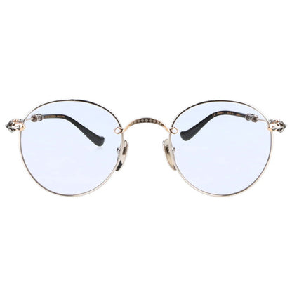 Chrome Hearts Cross Temple Metal Frame Round Size ONE SIZE