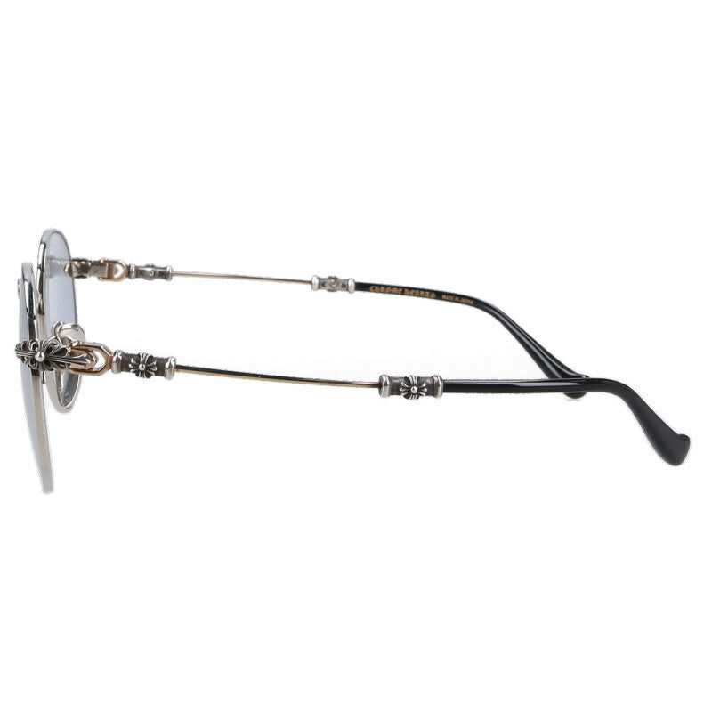 Chrome Hearts Cross Temple Metal Frame Round Size ONE SIZE
