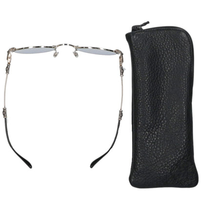 Chrome Hearts Cross Temple Metal Frame Round Size ONE SIZE
