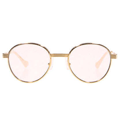 GUCCI GG0872S-001 Round Sunglasses Gold Size ONE SIZE