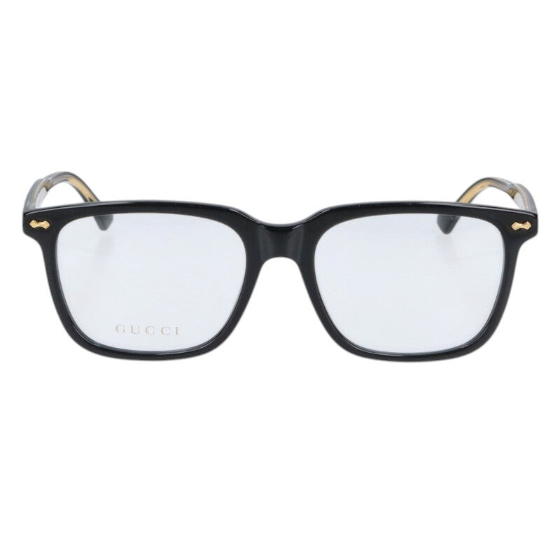 GUCCI GG0737O Square Frame Eyeglasses Black Size ONE SIZE
