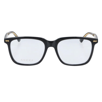 GUCCI GG0737O Square Frame Eyeglasses Black Size ONE SIZE